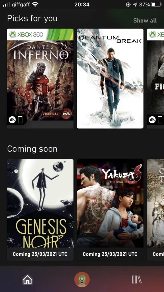 Xbox Game Pass game arts