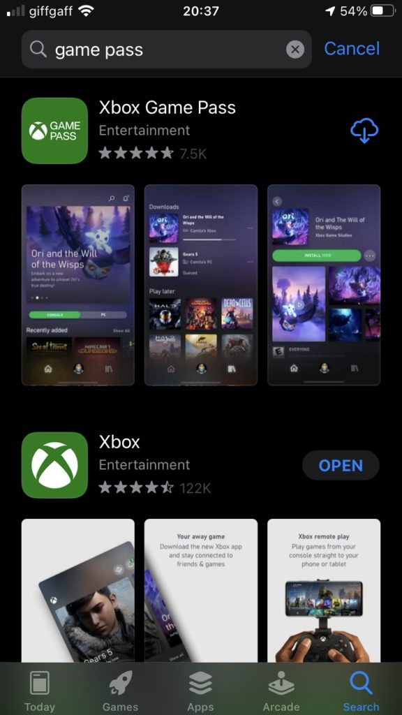 Download Xbox Games Remotely With The Android Game Pass App