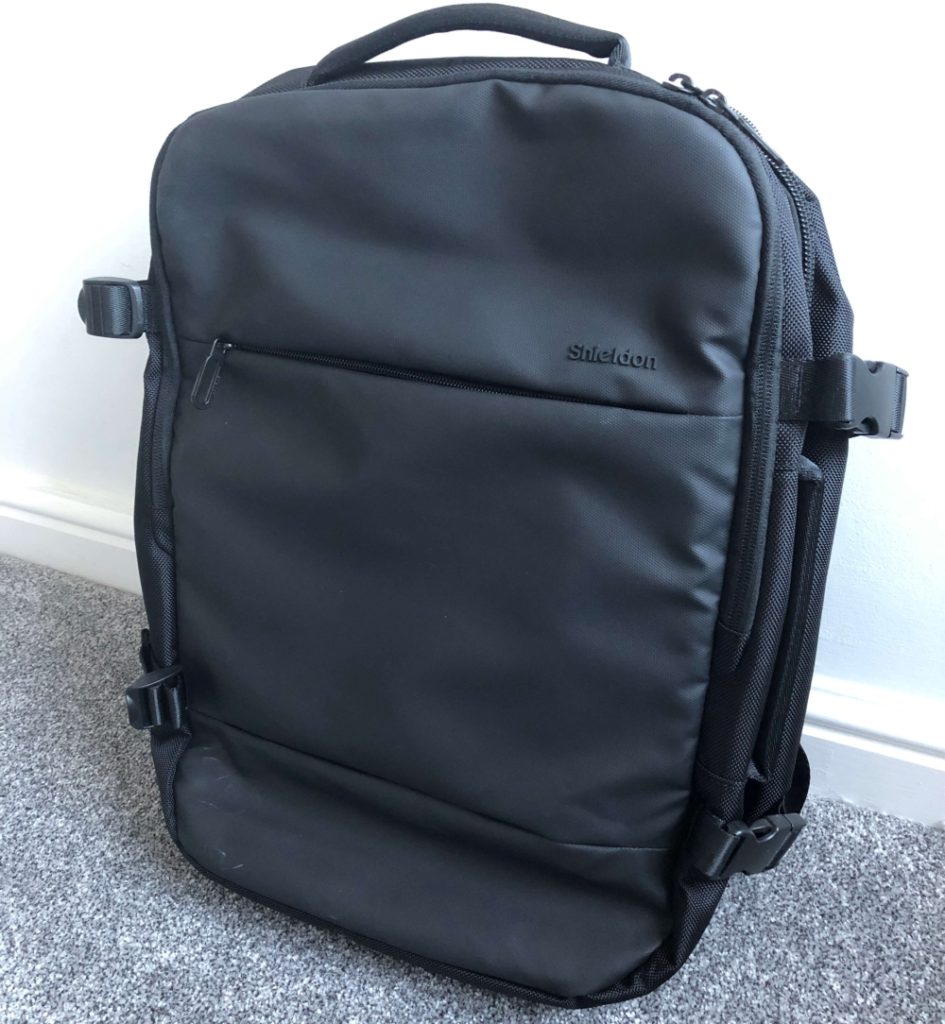 Front of the Shieldon backpack